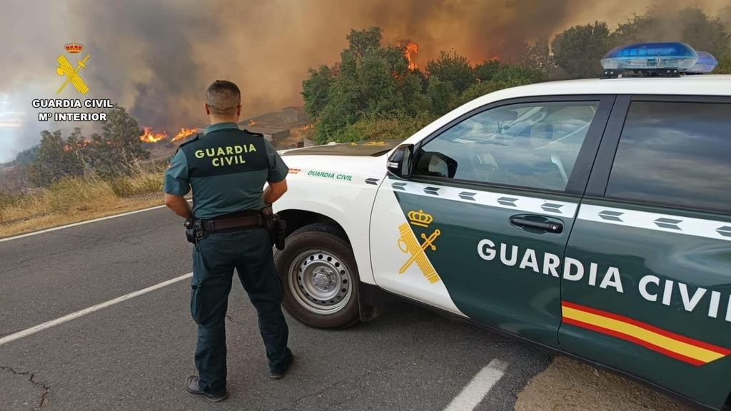Dos detenidos acusados de provocar incendios forestales en Costa da Morte, A Coruña