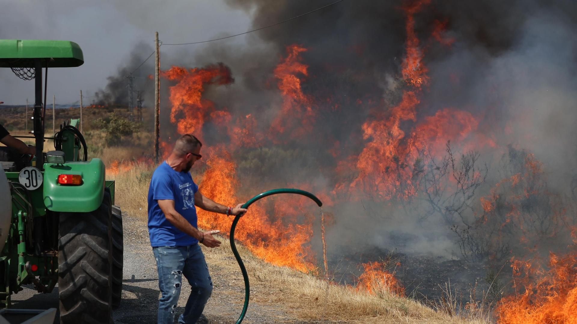 Fuego en Galicia