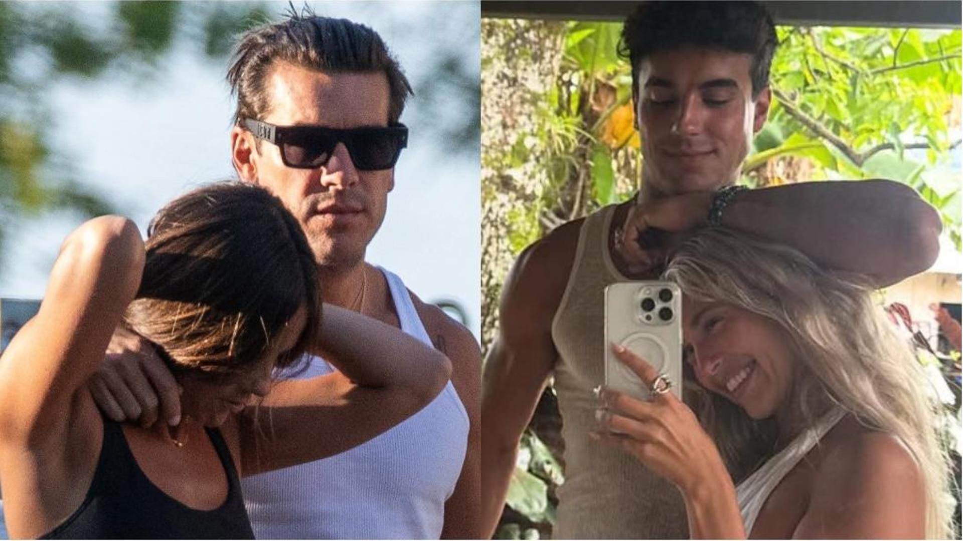 Mario Casas con Melyssa Pinto y Ana Mena con Óscar
