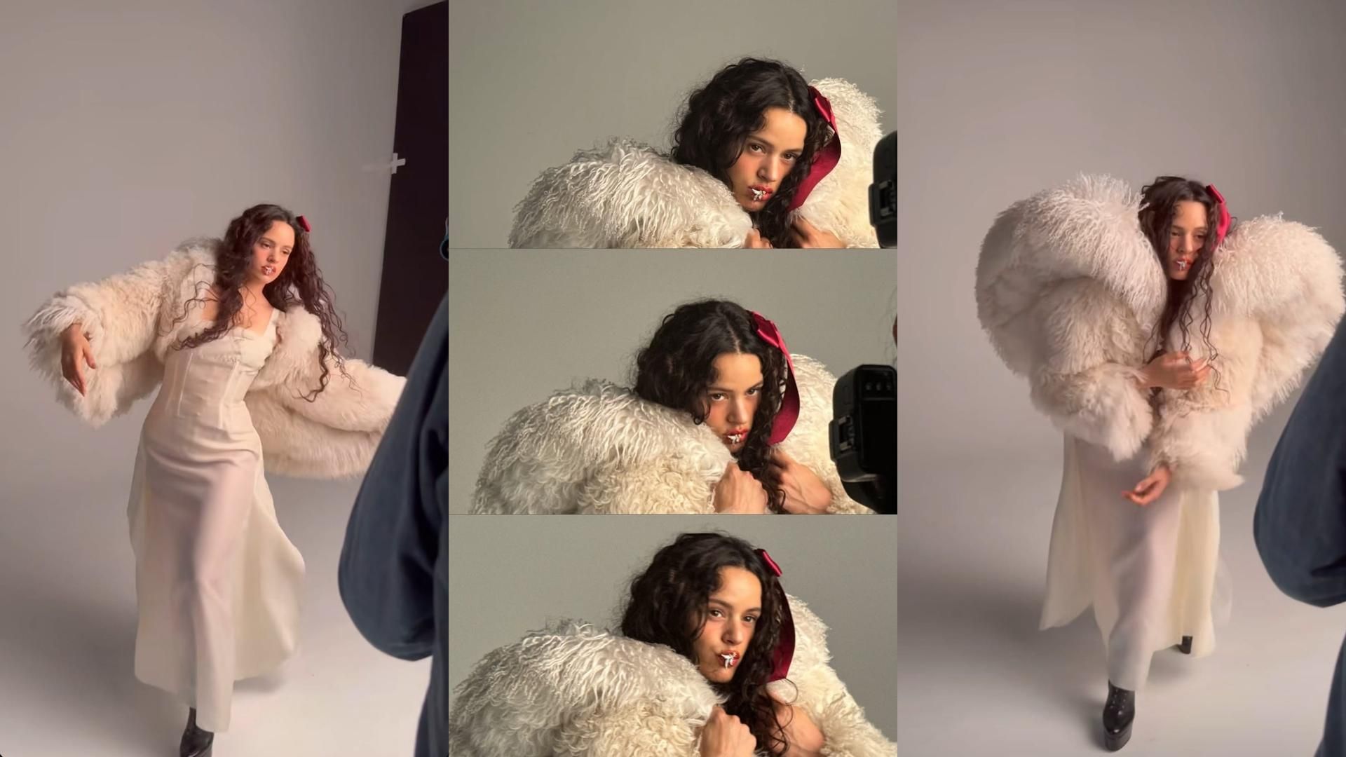 Rosalía, en un montaje de fotos