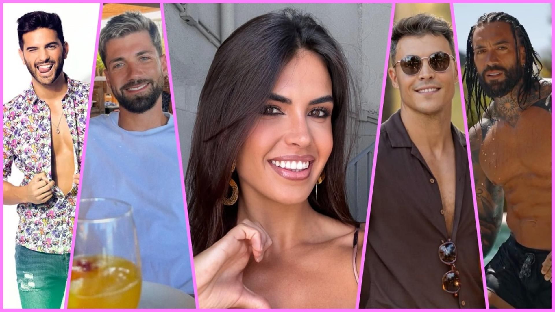 Sofía Suescun y algunas de sus parejas mediáticas