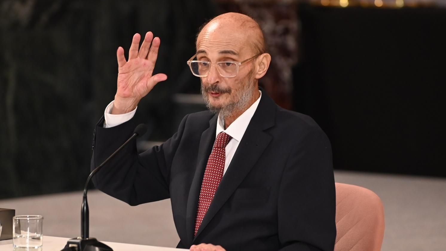 El expresidente de Aragón Javier Lambán el pasado 10 de julio de 2025, en Zaragoza, Aragón