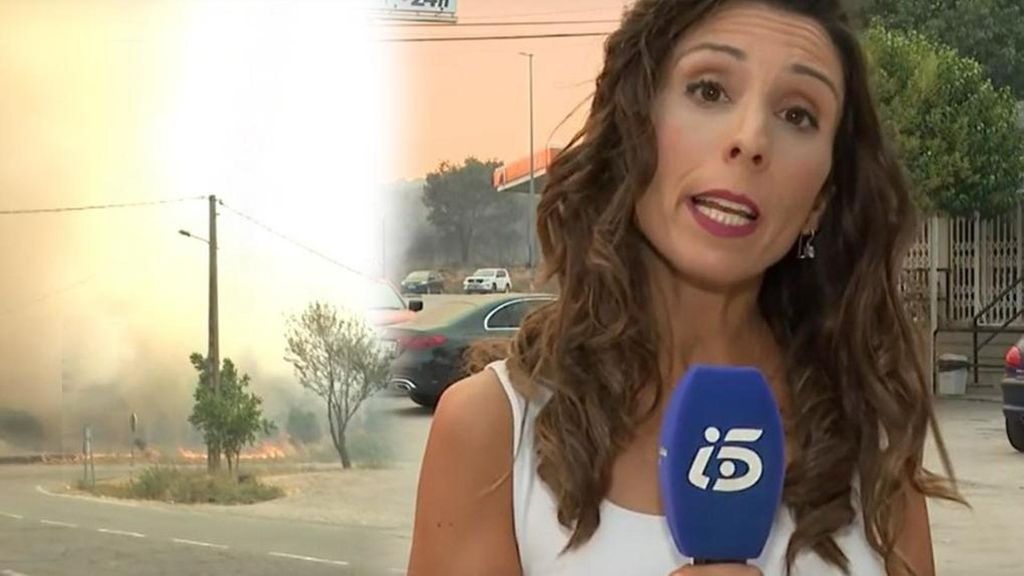 El susto de la reportera Sara García en Cualedro, en Ourense: "Salimos del restaurante y las llamas se acercaban a un depósito de gasoil"