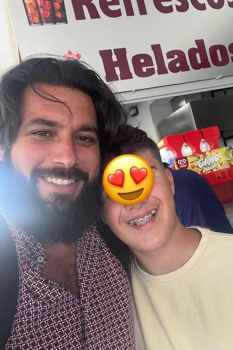 La imagen del reencuentro de Jota Peleteiro y Fran Rivera Bueno