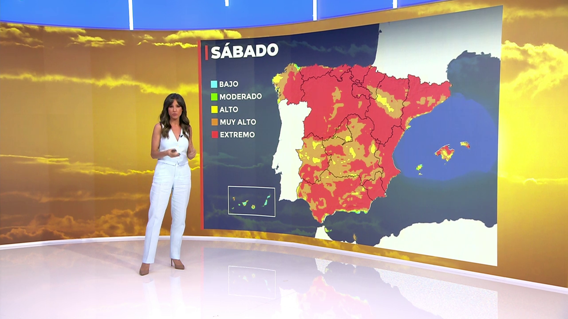 El riesgo de incendio es extremo y muy alto en la mayor parte del país