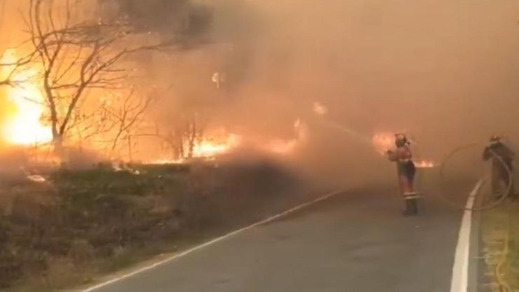 Los incendios siguen golpeando el noroeste de Cáceres: el de Jarilla avanza hacia Plasencia
