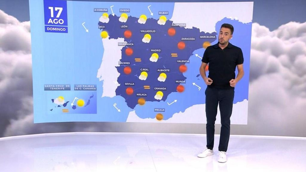 Tercera ola de calor más duradera desde que hay registros: aviso rojo este domingo en cinco comunidades