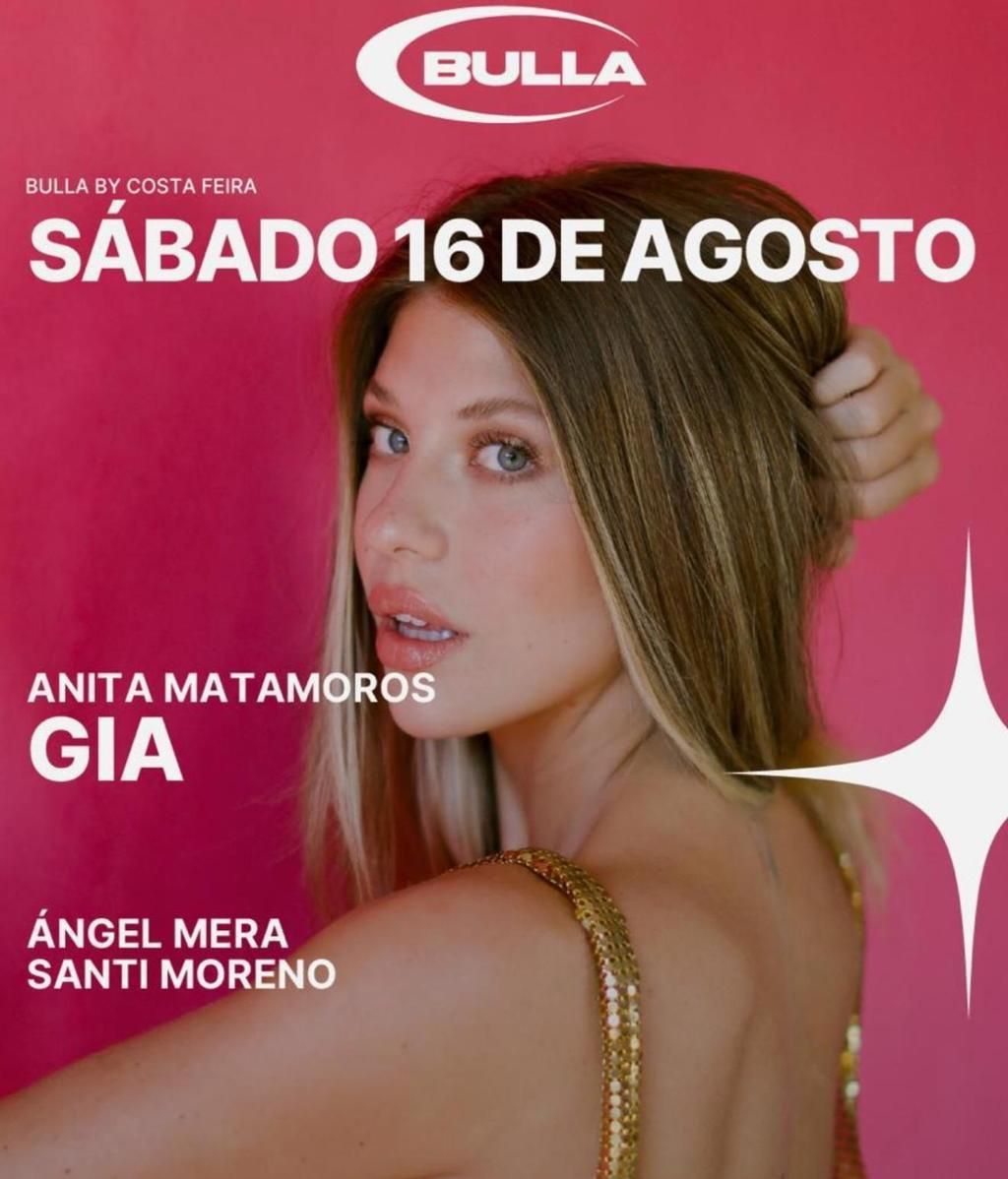 Anita Matamoros cartel Bulla by Costa Feira