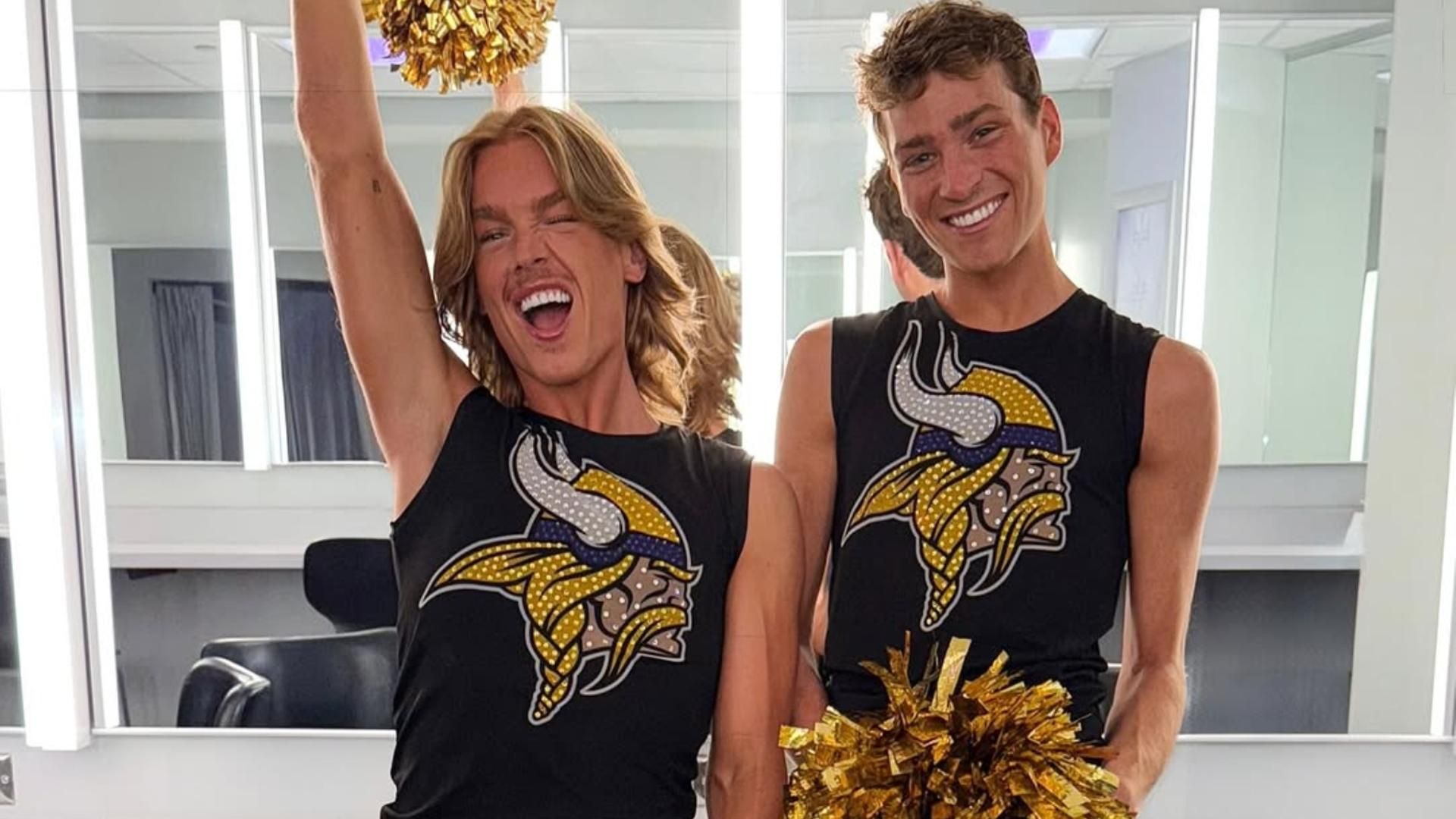 Blaize Shiek y Louie Conn, animadores de los Vikings