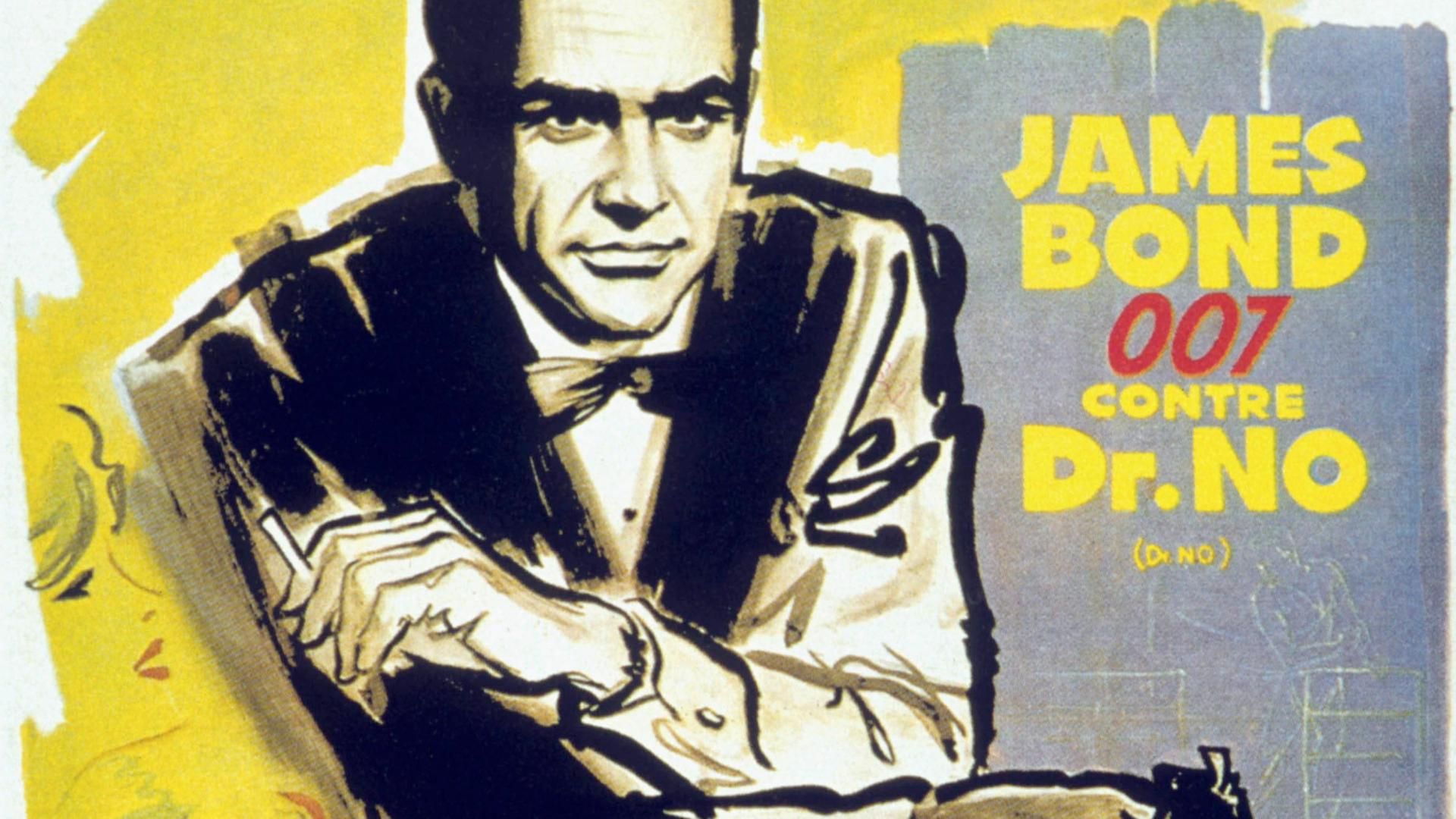 Cartel promocional de una de las películas de James Bond