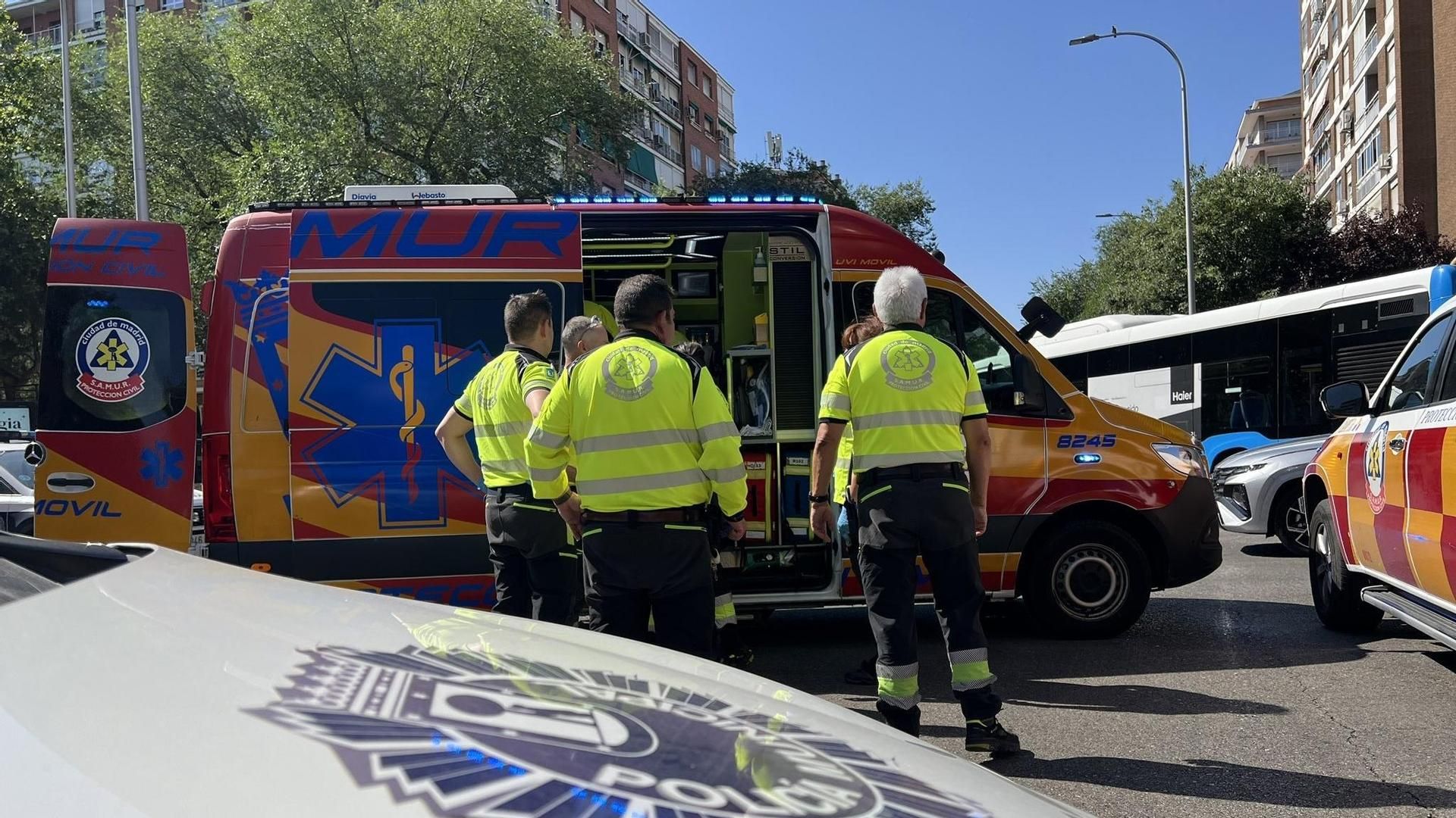Detenido un hombre de 83 años que se fugó tras arrollar a cuatro ciclistas en Madrid
