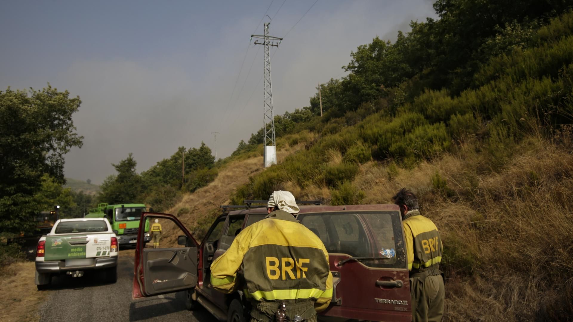 El bombero muerto en la extinción del incendio de Yeres, en León, era de Ourense y procedía de una brigada de Soria