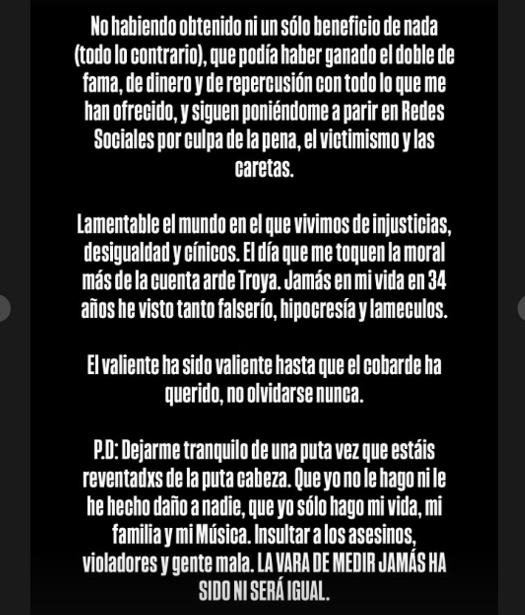 El comunicado de Luitingo
