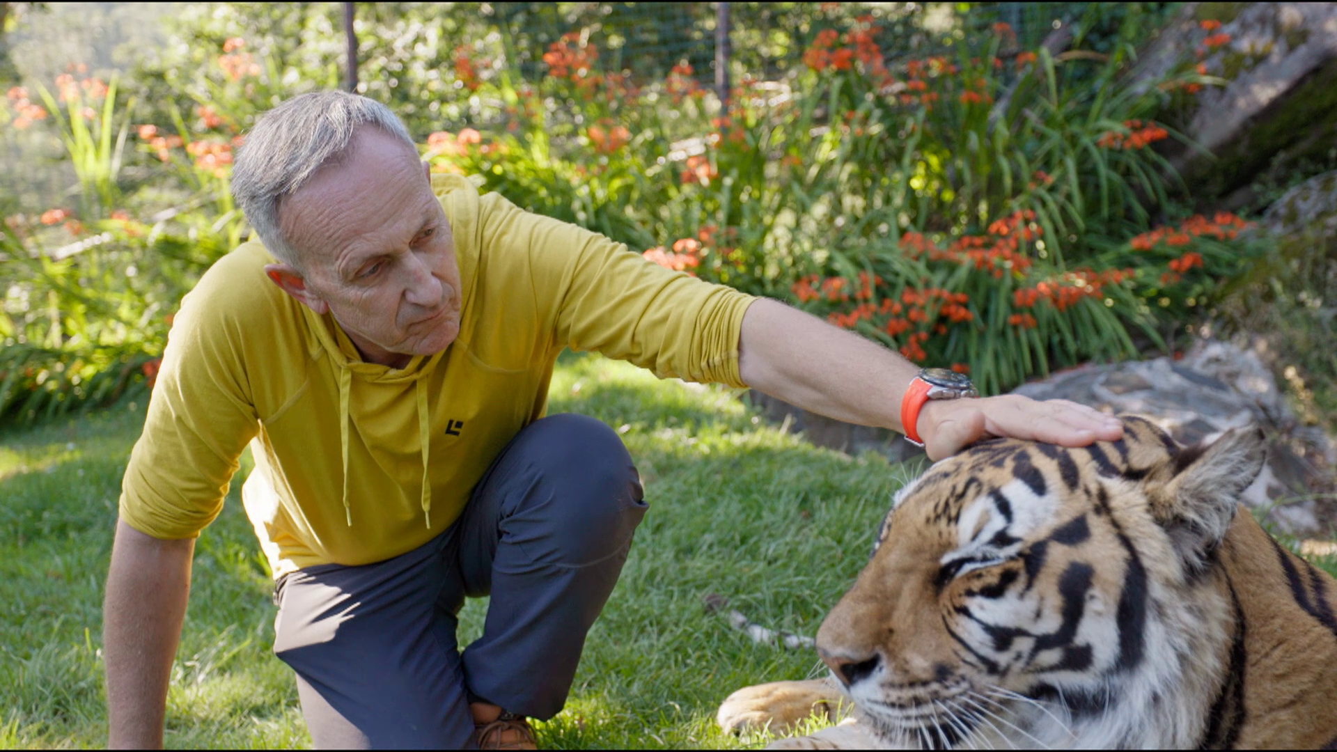 El momento más especial de Kike Calleja en su visita a un santuario de animales en Galicia: "Eres preciosa"