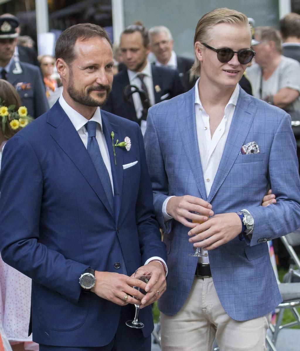 El príncipe Haakon y Marius Borg en una imagen de archivo