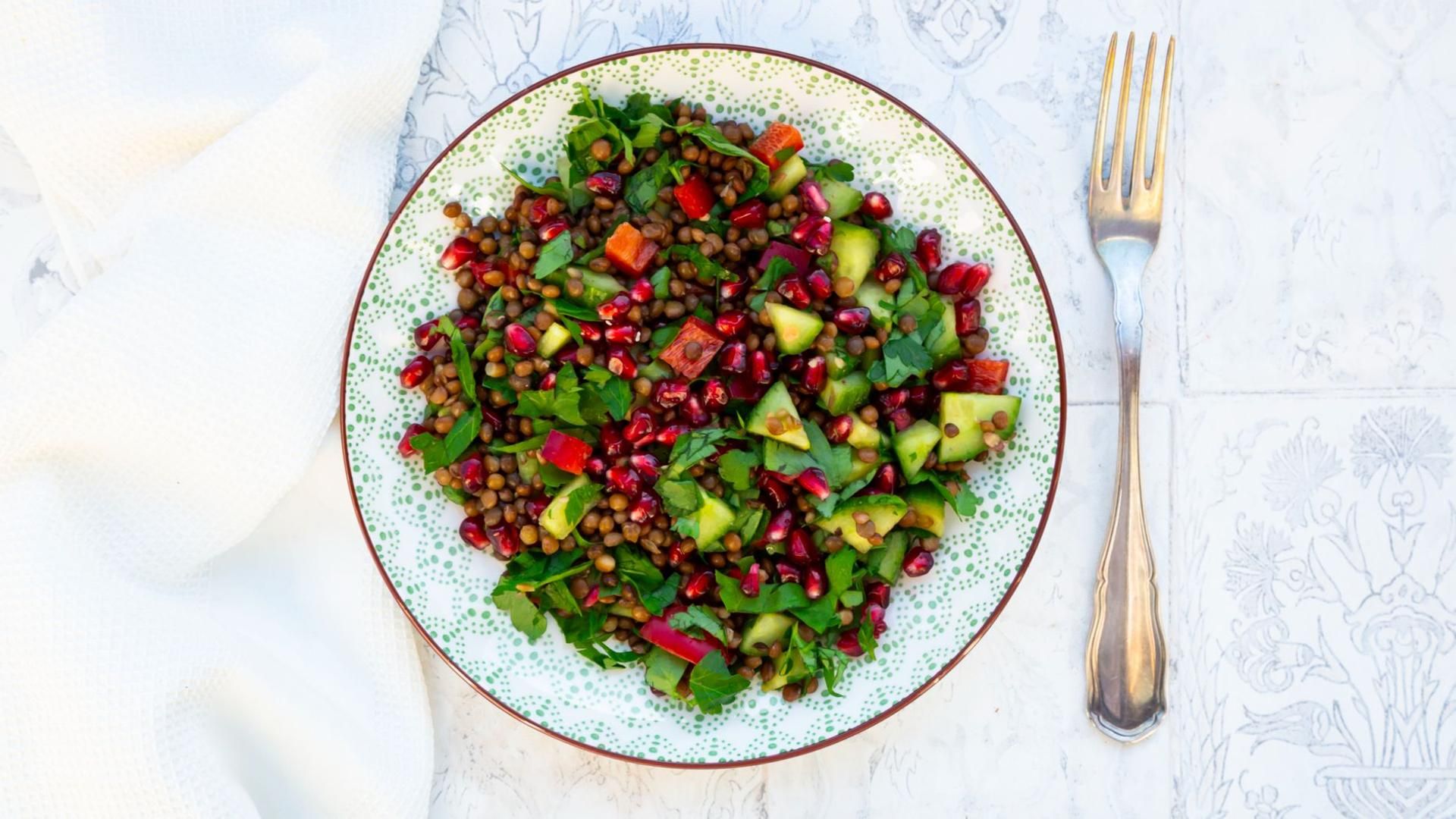 Ensalada de lentejas