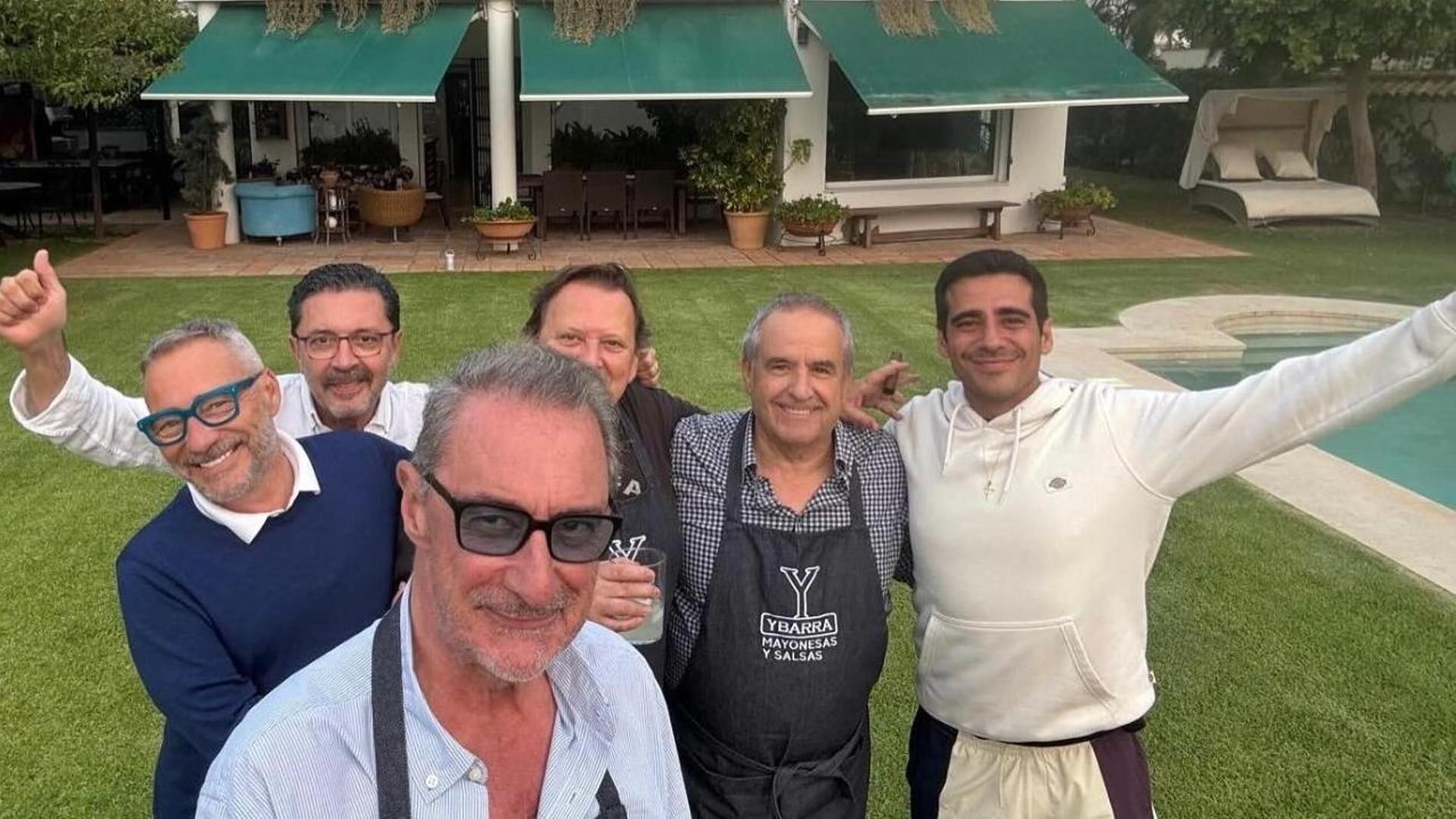 Goyo González, Carlos Herrera y Carlos Herrara en Sanlucar