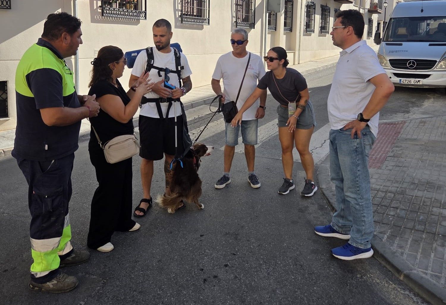 Jorge Mora en su despedida de La Zubia, al iniciar su aventura
