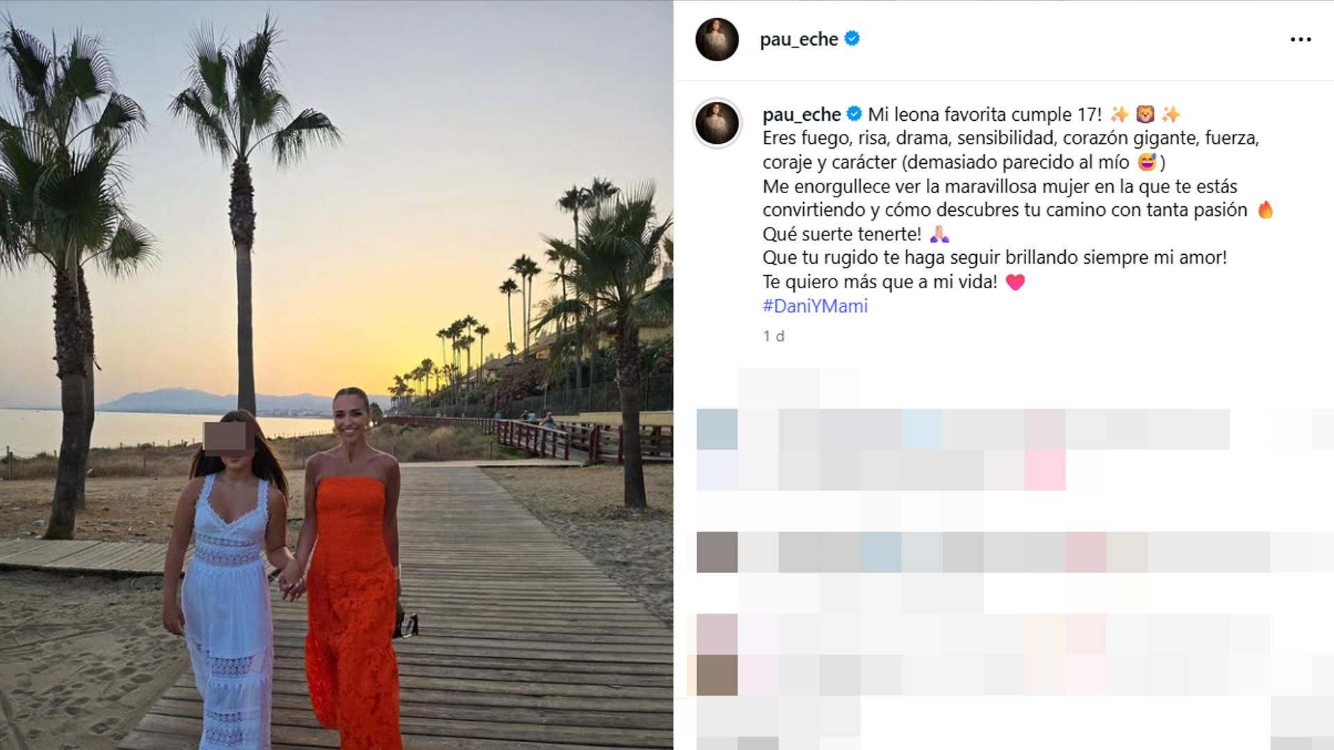 La felicitación de Paula Echevarría a su hija