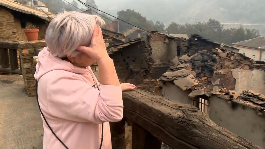 El pueblo de San Vicente, arrasado por las llamas: "Nos dijeron que no iba a venir nadie, que íbamos a morir"