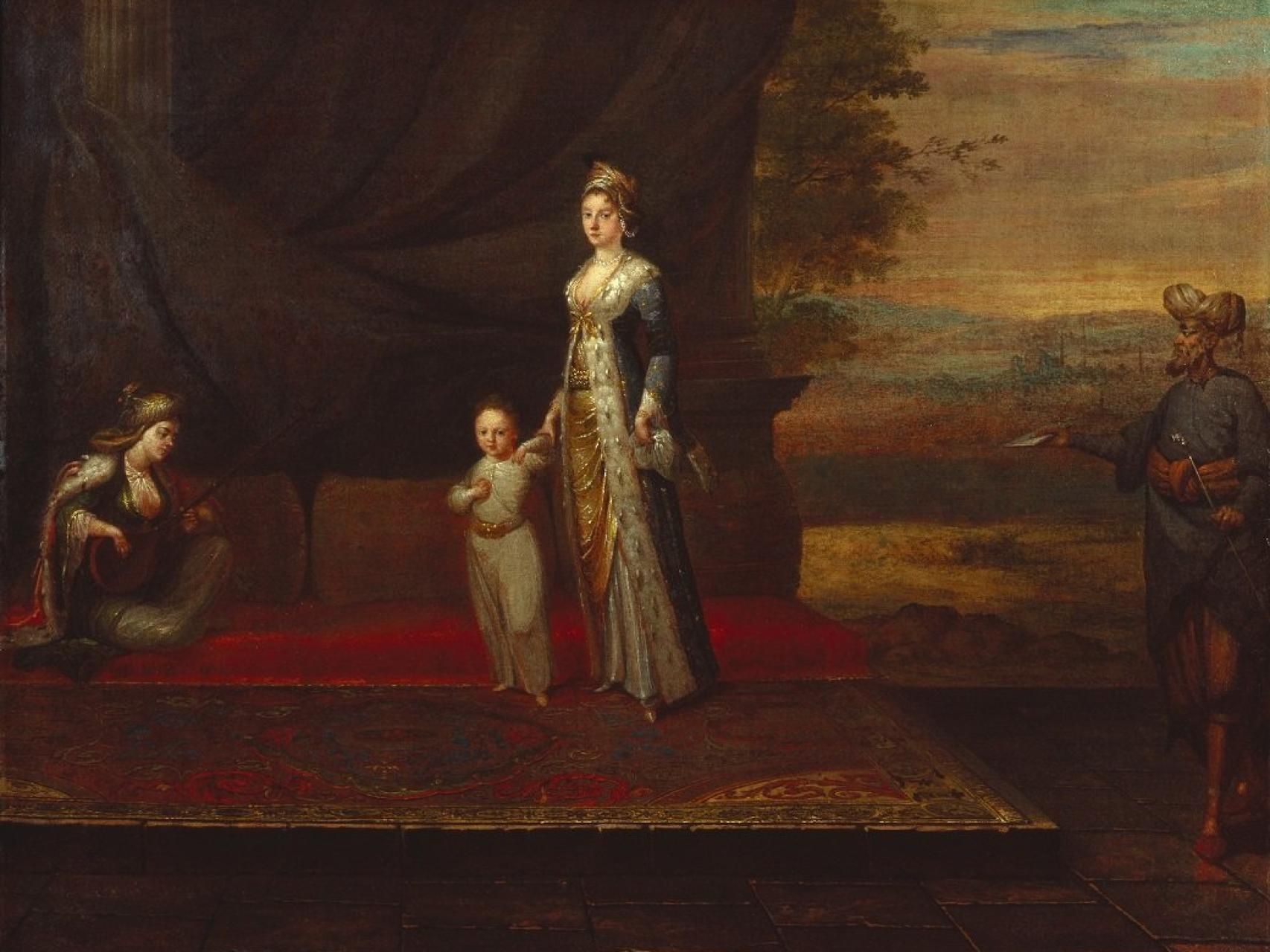 Retrato de Mary Montagu y su hijo