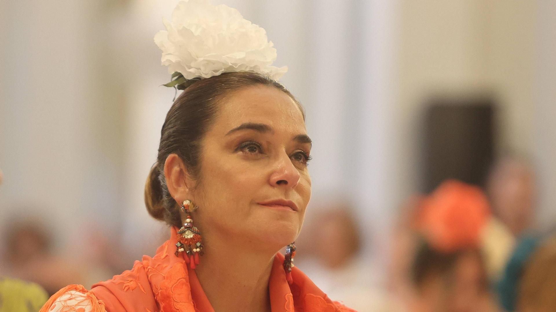 Toñi Moreno en la Feria de Málaga