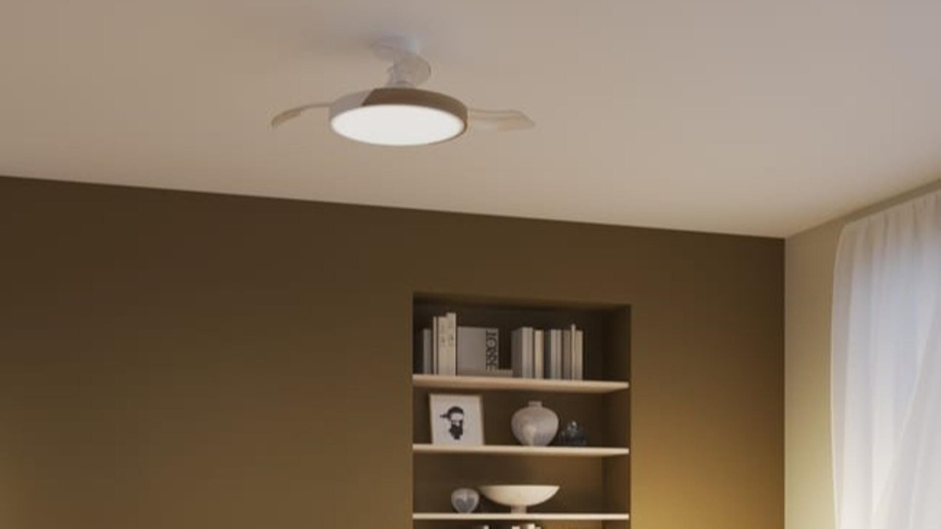 Ventilador de techo con luz de Leroy Merlin