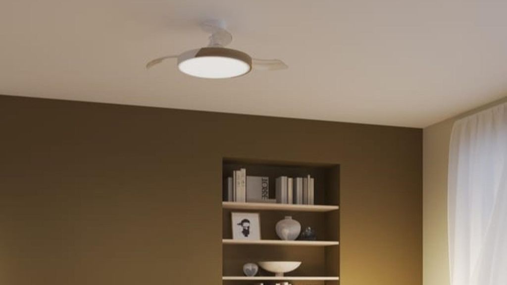 Ventilador de techo con luz de Leroy Merlin
