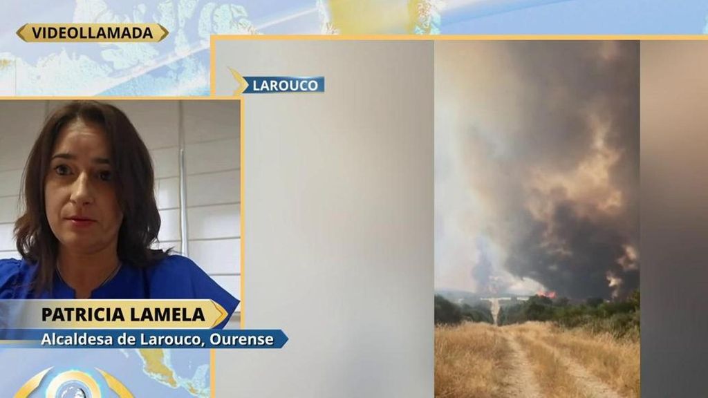 La alcaldesa de Larouco, Ourense, tras ver cómo el municipio es devorado por las llamas: "Jamás olvidaré los gritos de los vecinos"