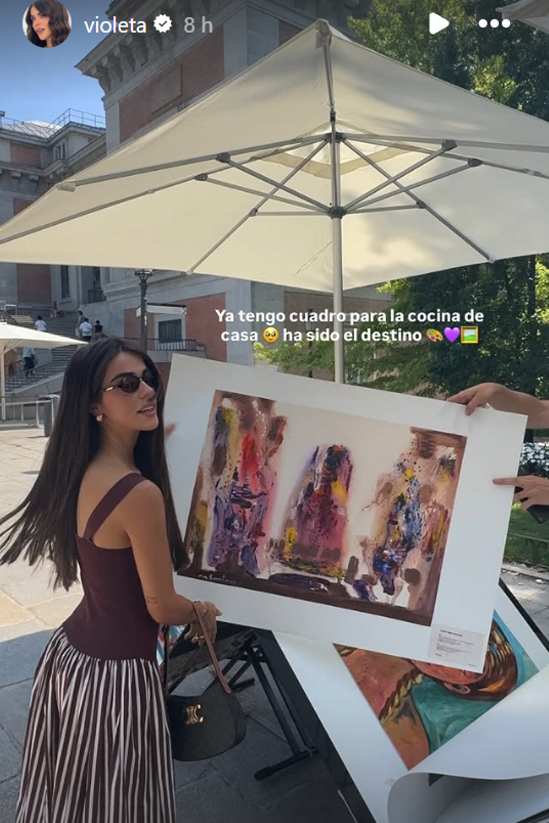El cuadro que Violeta ha comprado