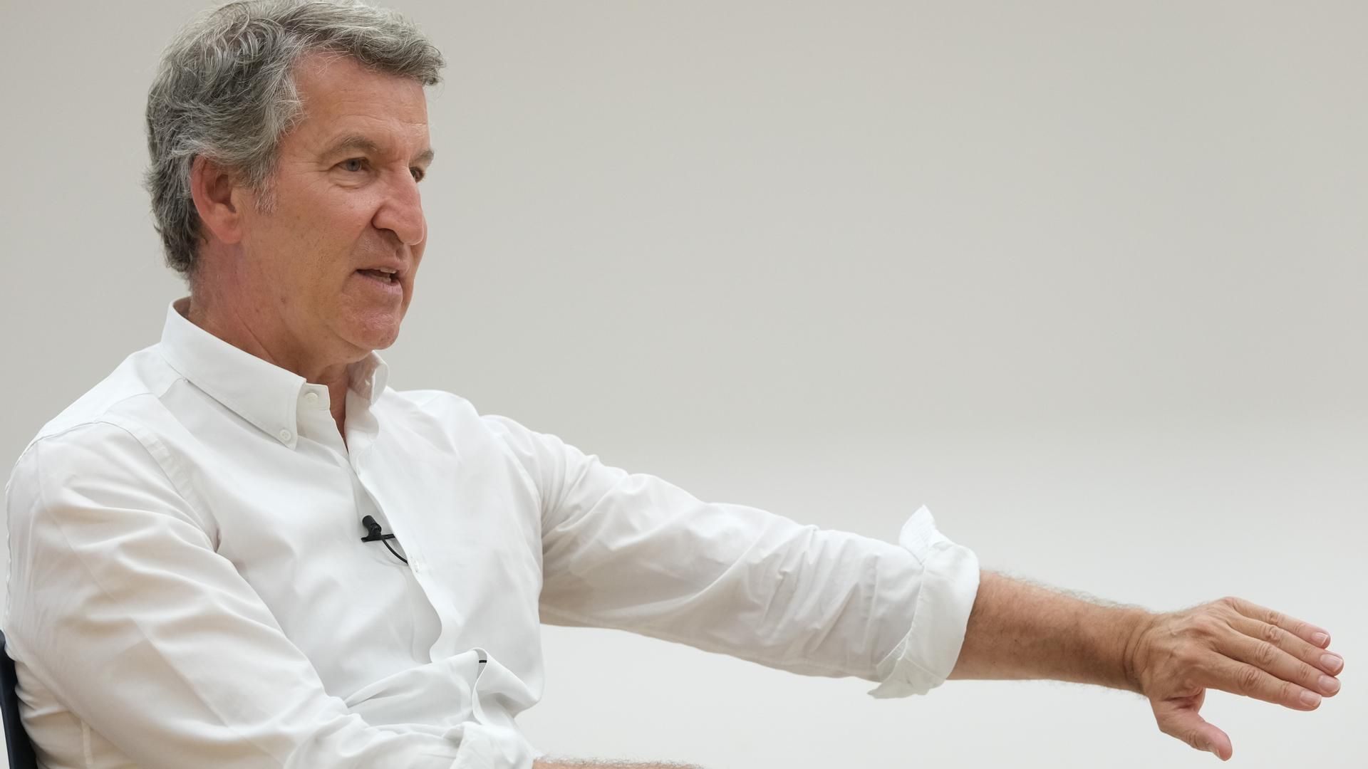 El líder del PP, Alberto Núñez Feijóo