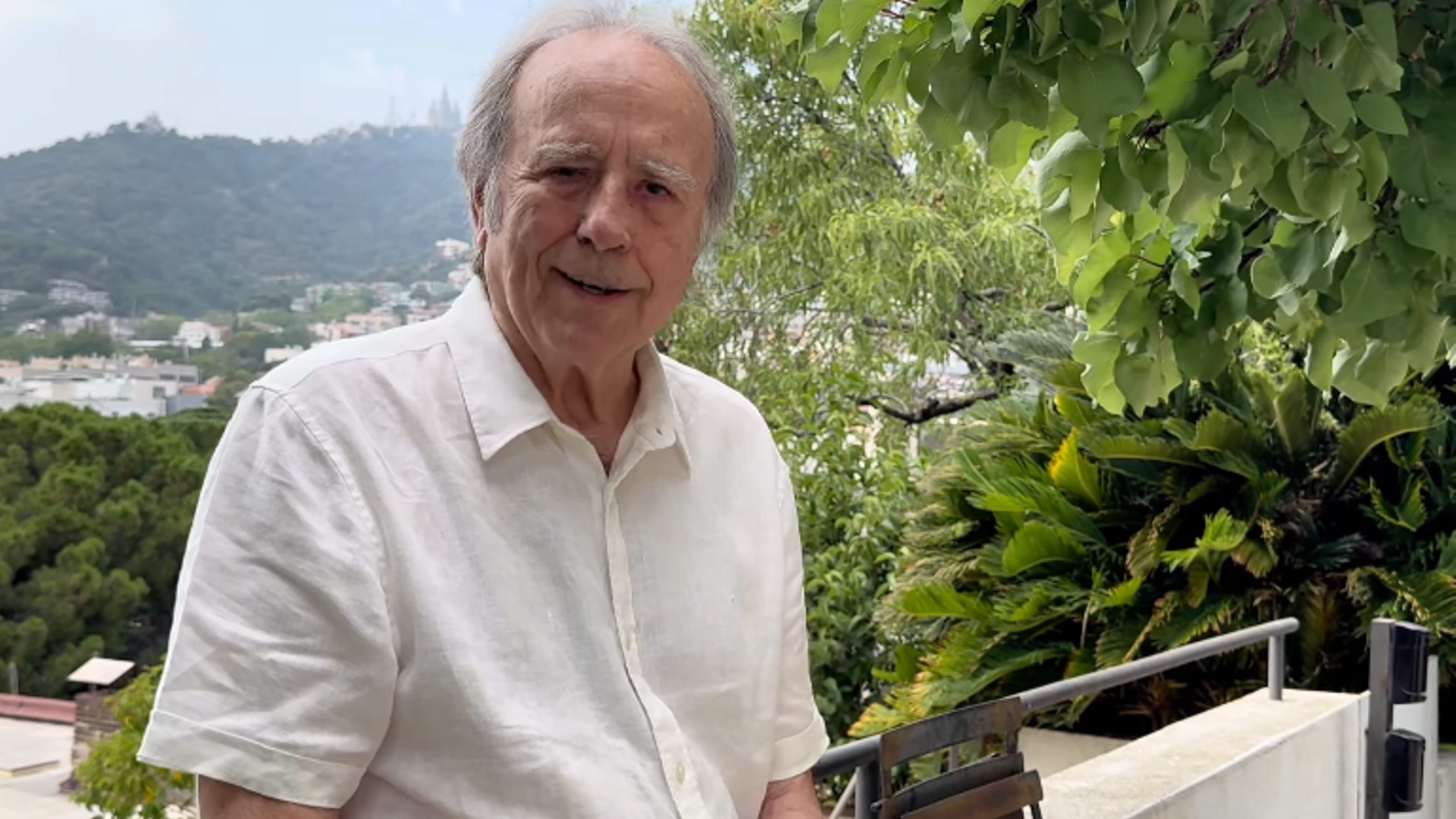 Joan Manuel Serrat, en una foto de su Instagram Joan Manuel Serrat, en una foto de su Instagram