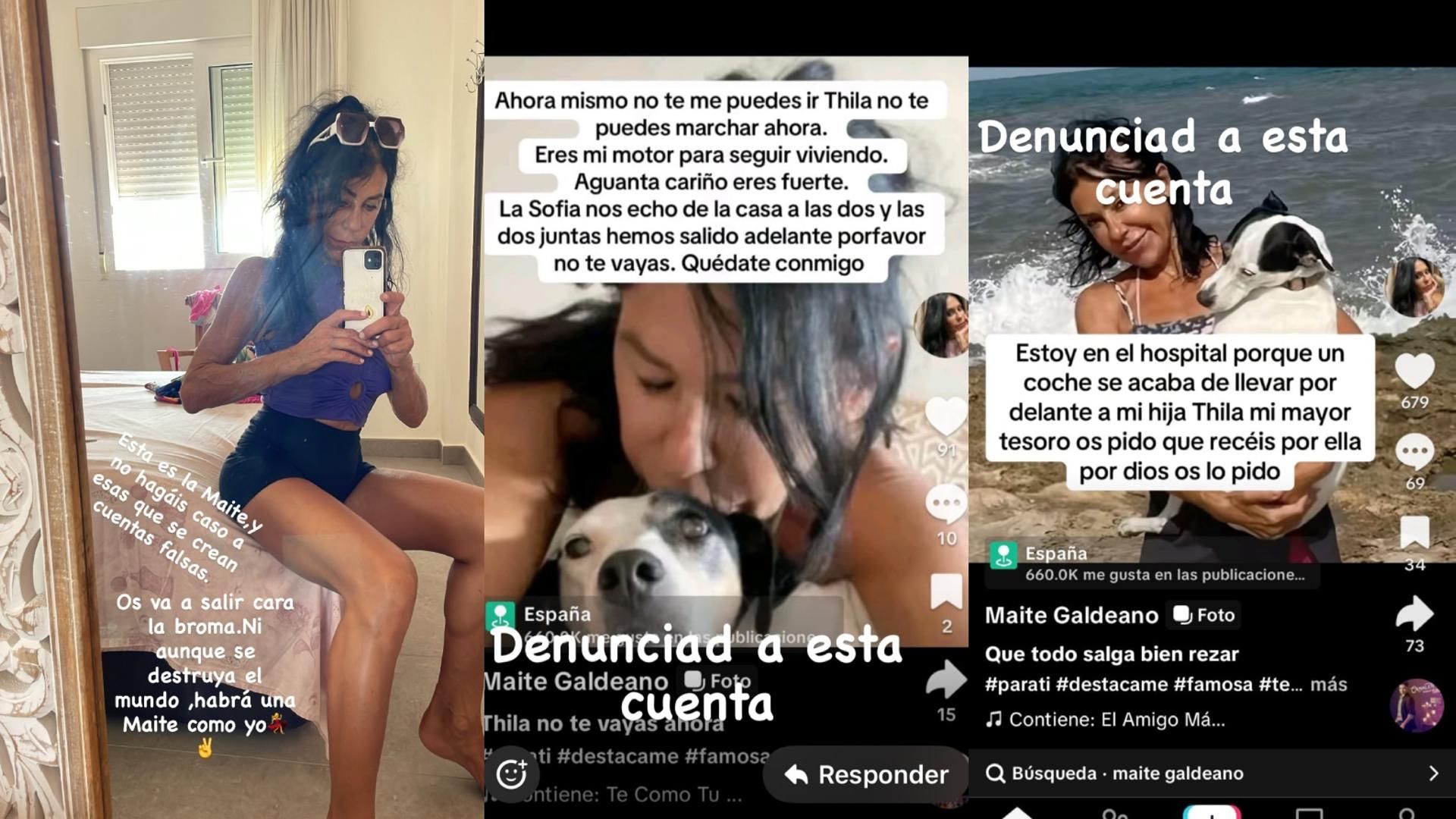 La advertencia de Maite Galdeano, que pide ayuda a sus seguidores