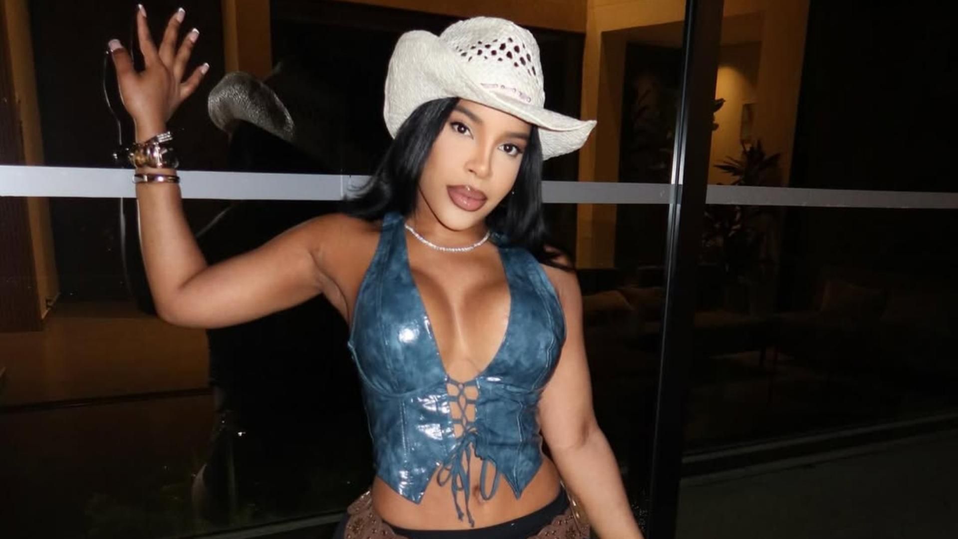 La influencer dominicana Ariela "La Langosta"