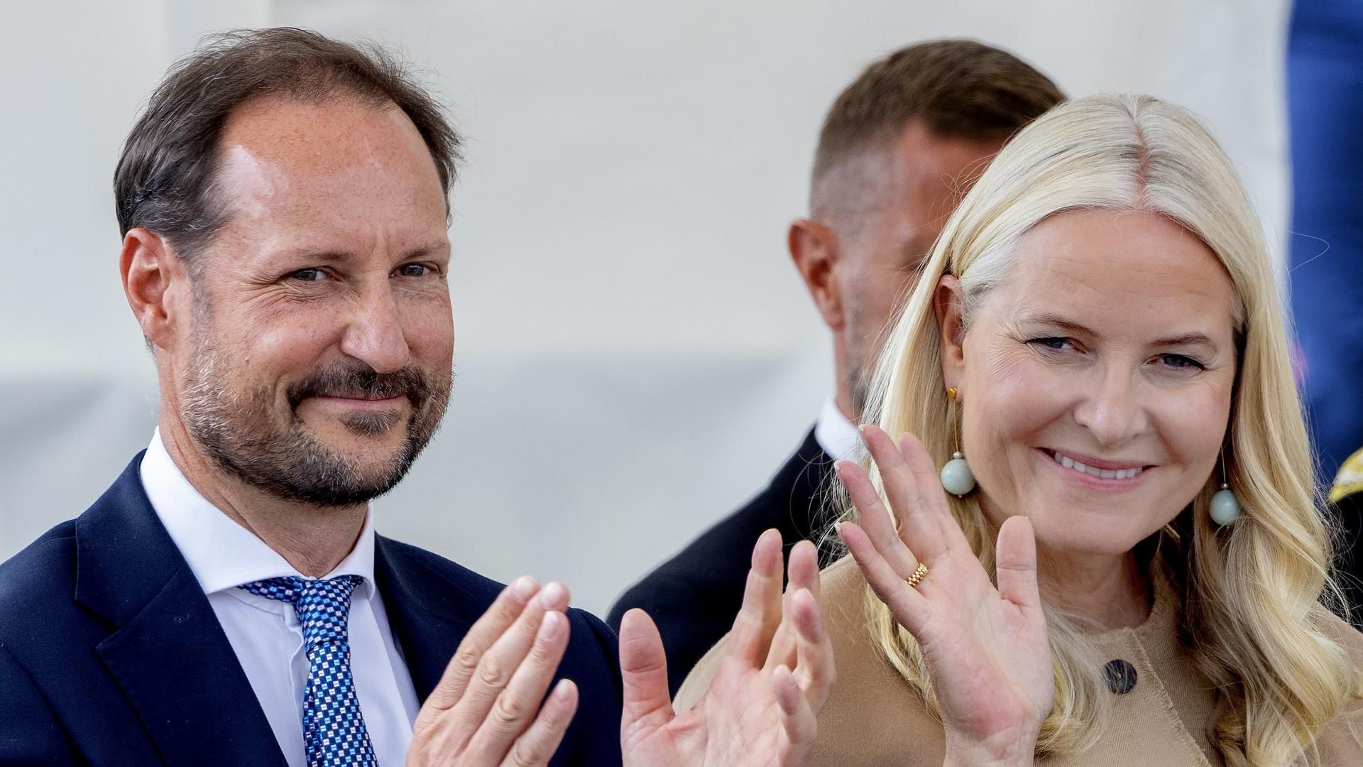 Los príncipes Haakon y Mette-Marit