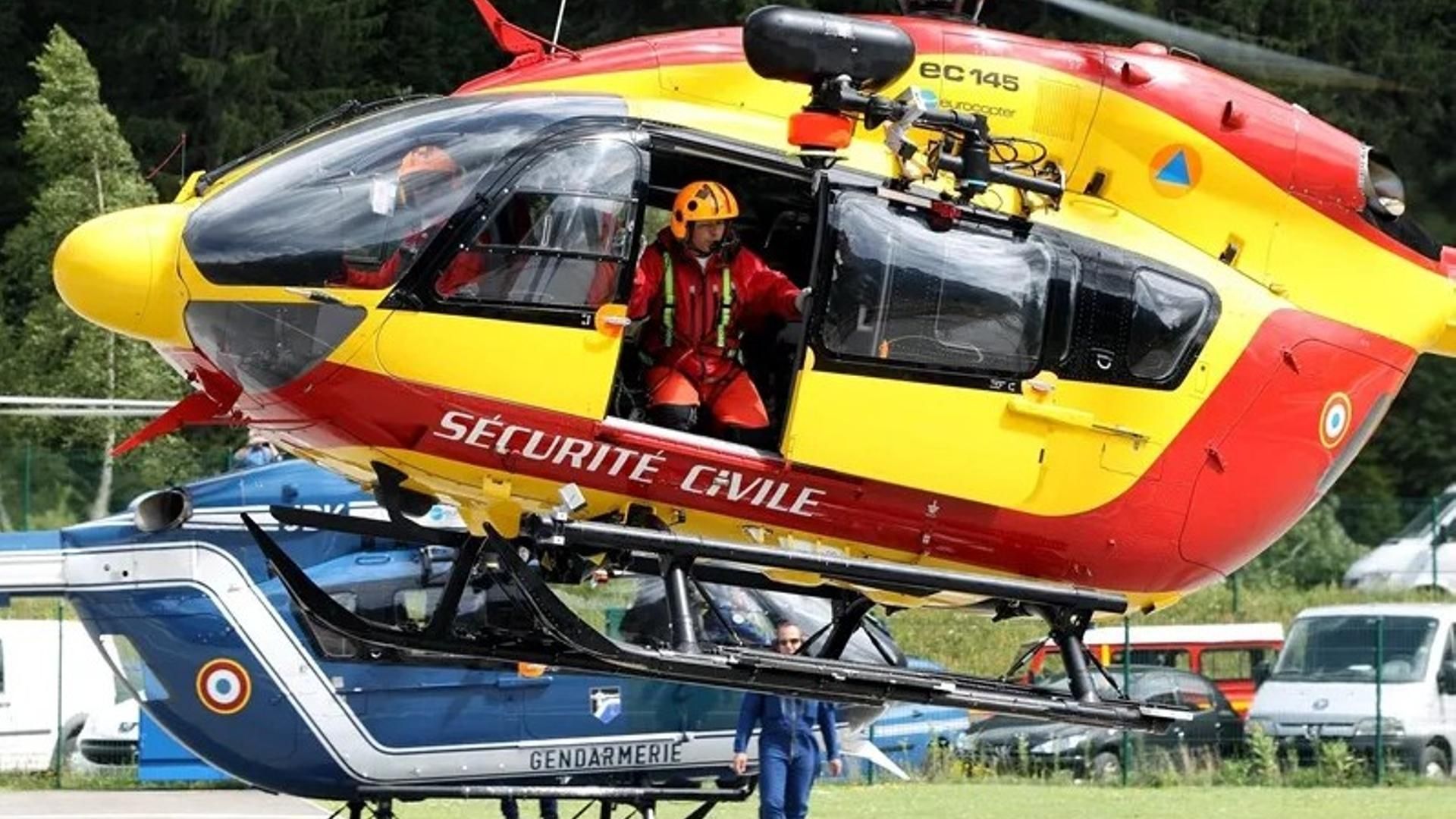 Un helicóptero de rescate de Francia, en una imagen de archivo.