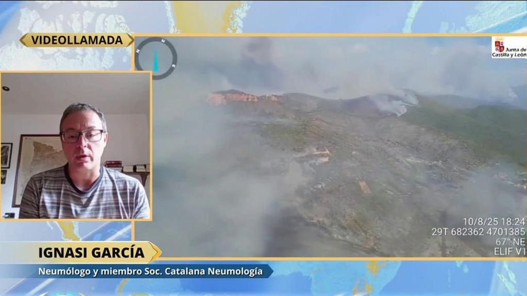 El humo de los incendios equivale a fumarte 9 cigarrillos: "Pueden llega a notar un empeoramiento importante"