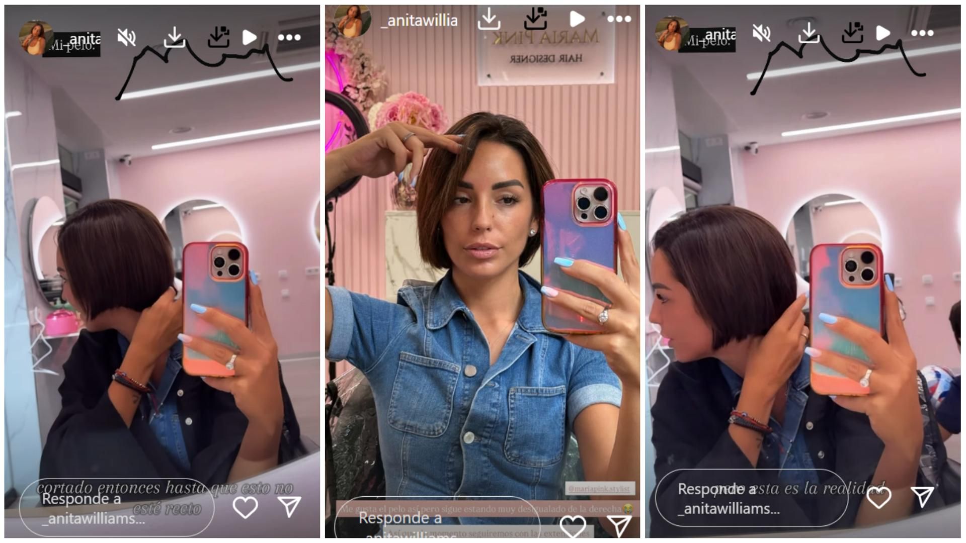 Anita Williams ha mostrado su pelo real tras quitarse las extensiones