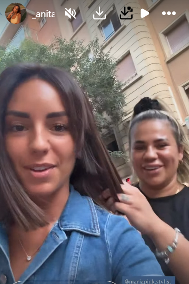 Anita Williams ha vuelto a recurrir a las extensiones hasta que le crezca más el pelo