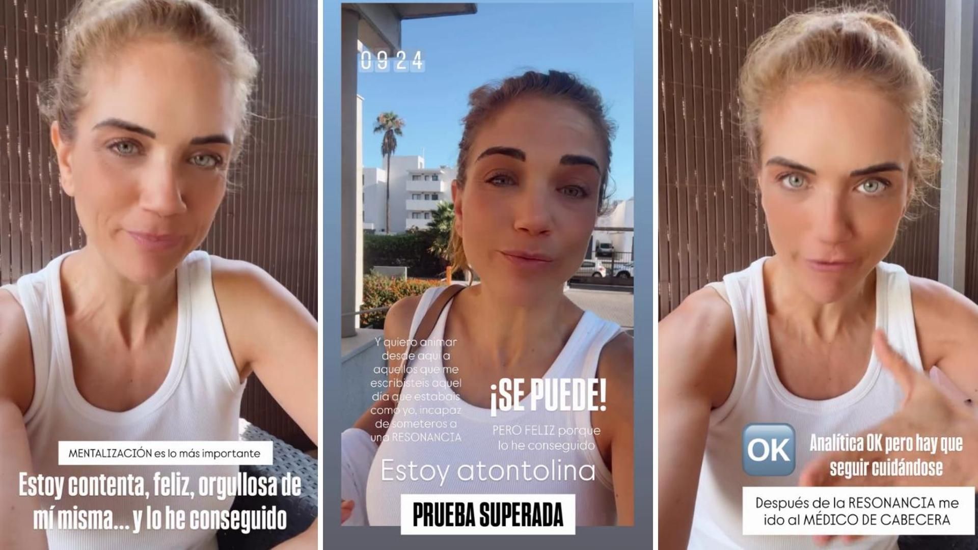 Beatriz Trapote ha pasado un mal rato haciéndose en el hospital una resonancia de pecho