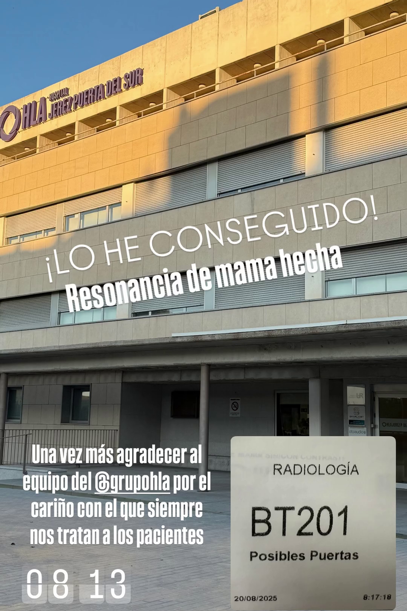 Beatriz Trapote se ha hecho una resonancia de pecho tras no ser capaz de hacerse antes la prueba
