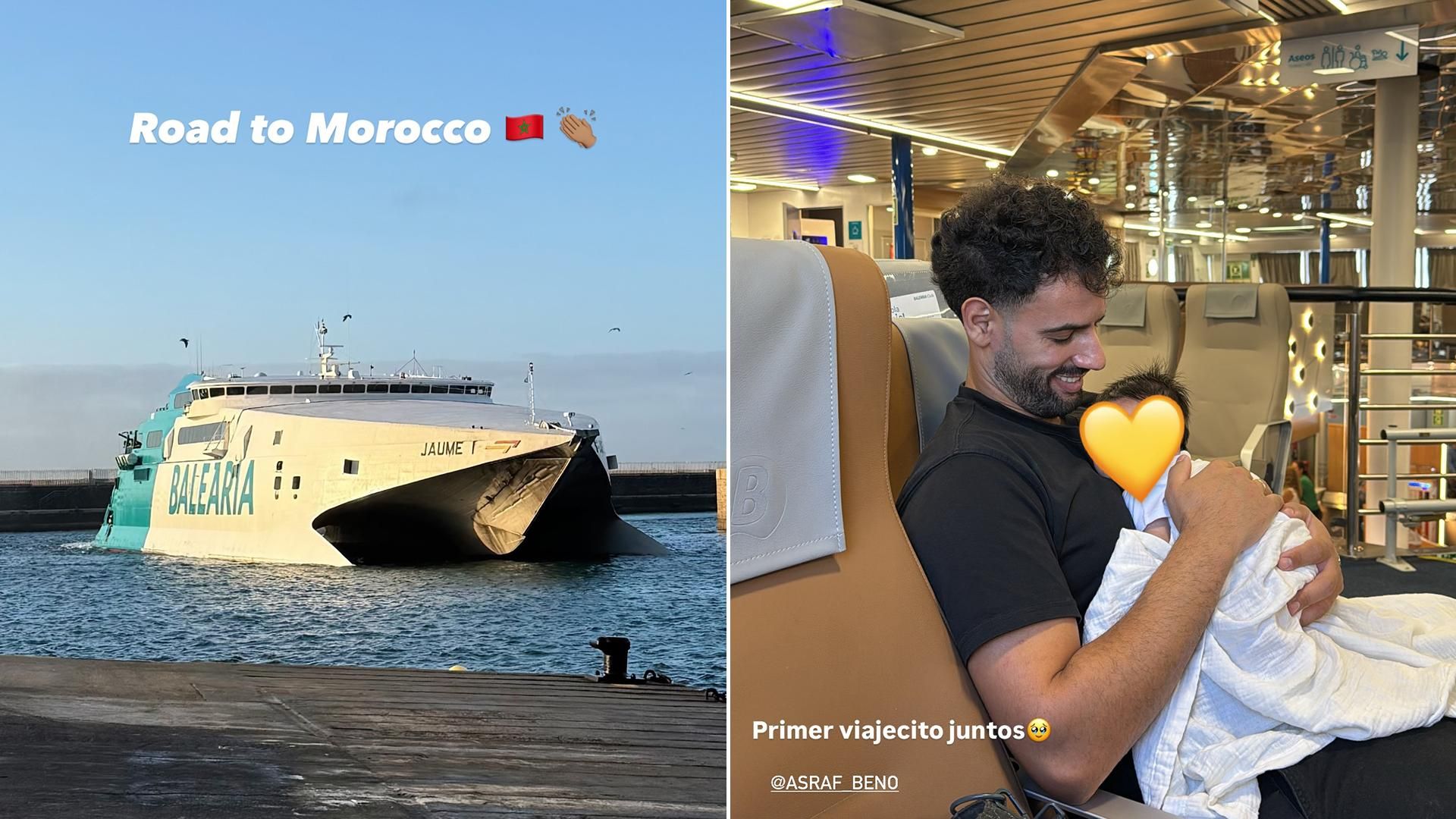 Isa Pantoja y Asraf Beno se van de viaje con el pequeño Cairo
