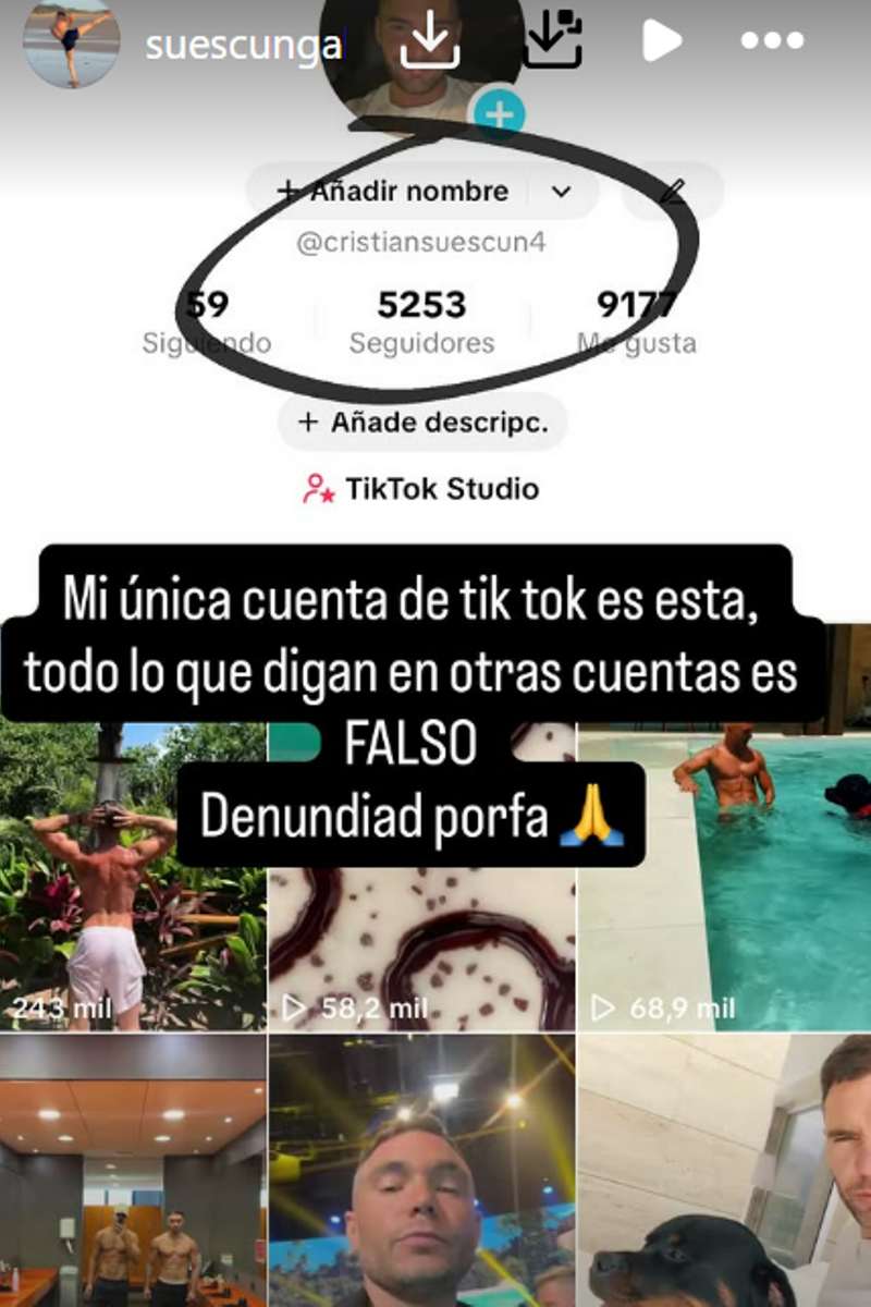 La advertencia de Cristian Suescun para que tengan en cuenta sus seguidores