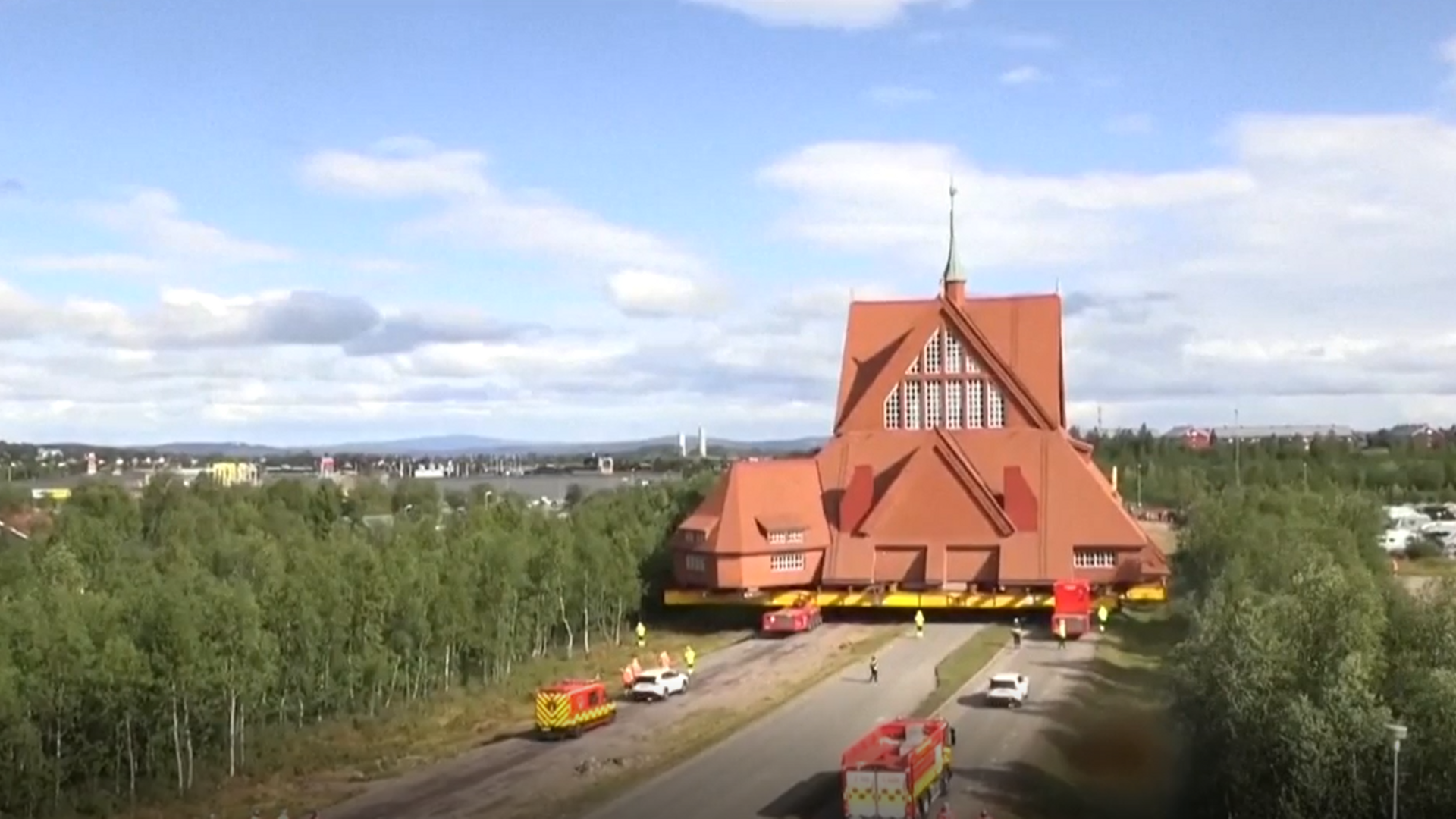 La iglesia de Kiruna se traslada