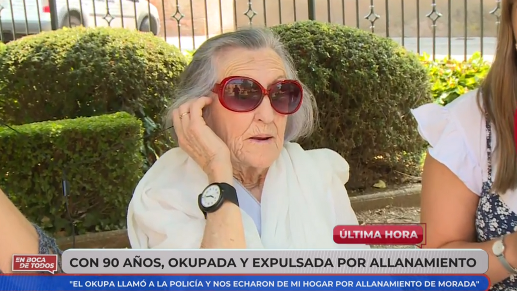 La triste historia de una anciana de 90 años incapaz de luchar contra su okupa: "Soy muy mayor, no estoy preparada"