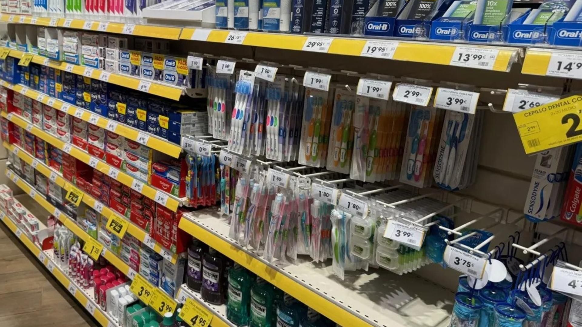 Oferta pastas de dientes de supermercado