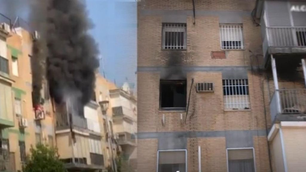 Una muerta y un herido en un incendio tras saltar de su casa en llamas en Alcalá de Guadaíra, Sevilla