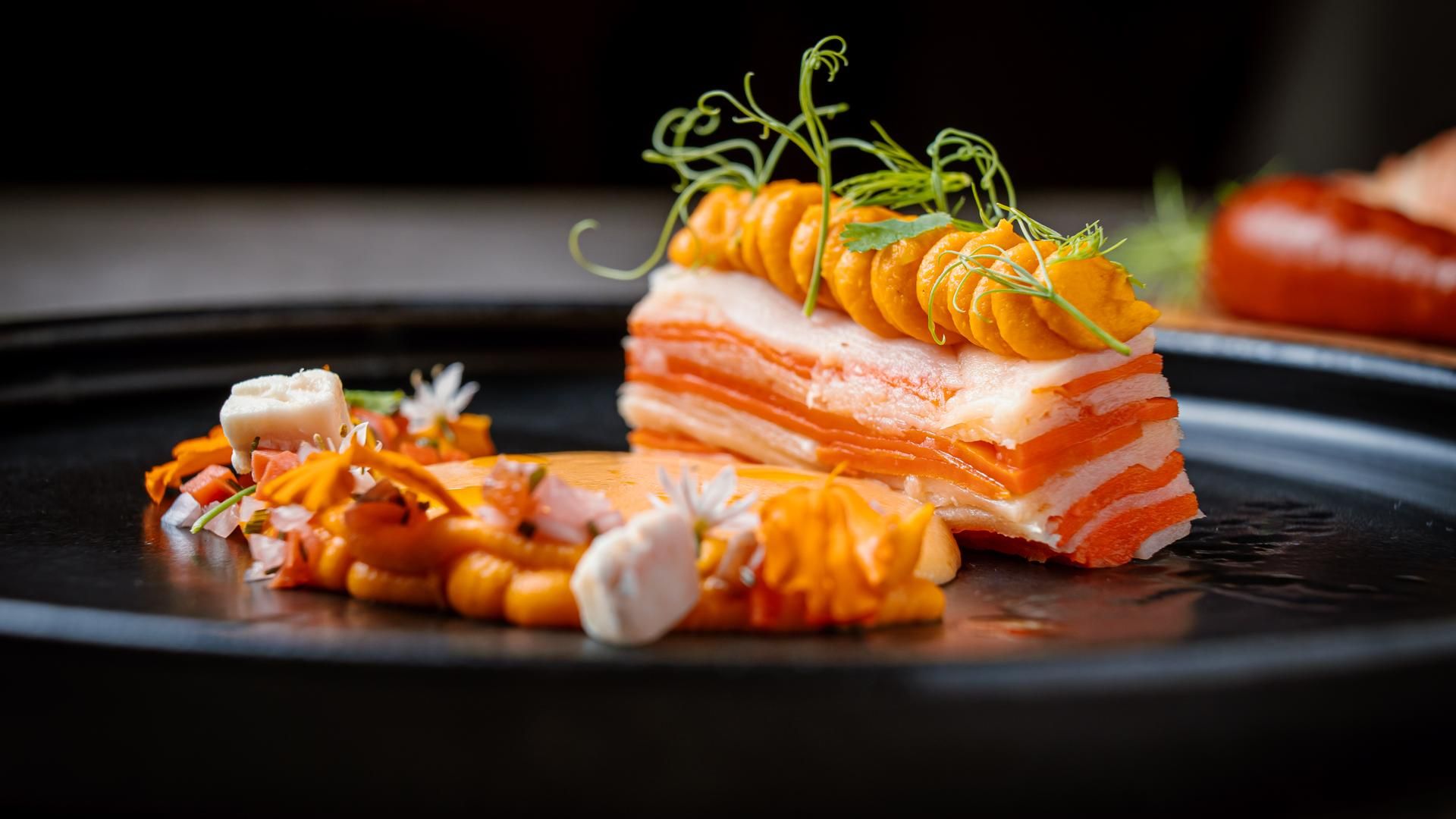 Una de las creaciones de Lucía Grávalos en su céntrico restaurante