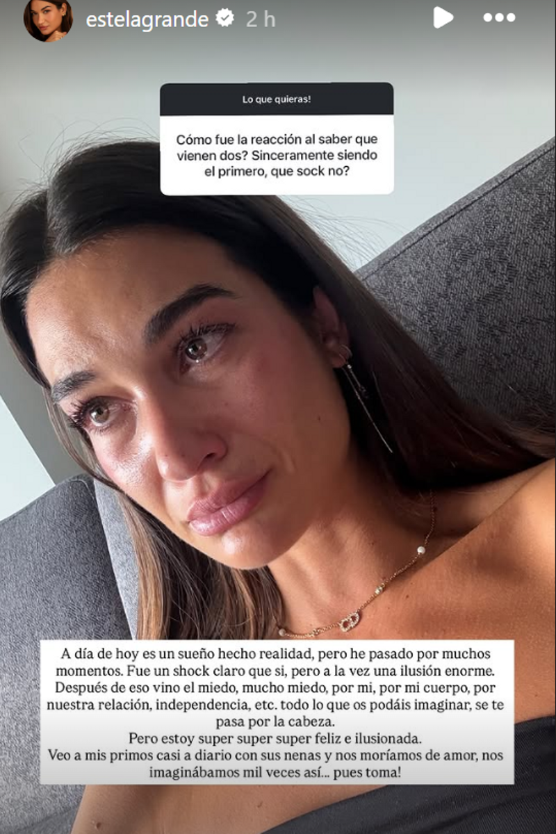 Estela Grande habla sobre su embarazo