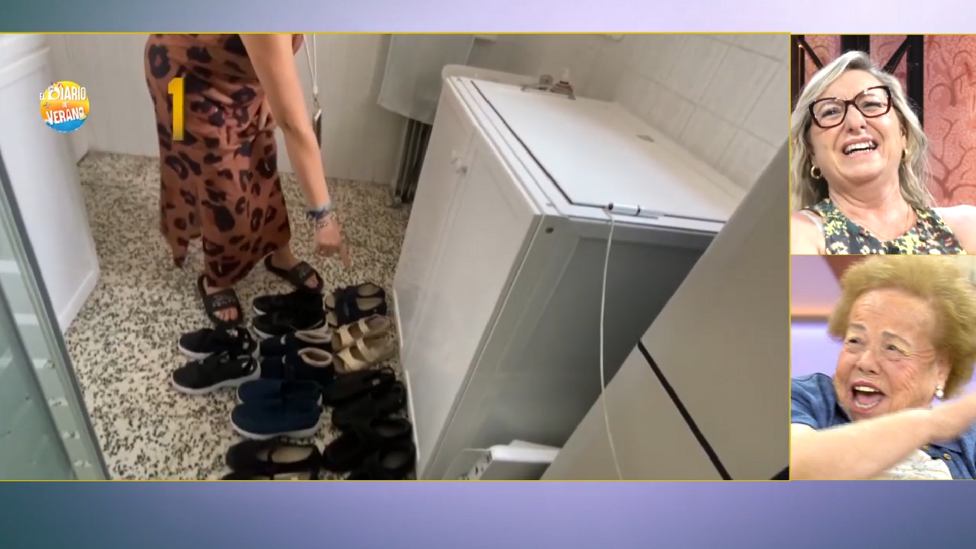 La casa de Aurora llena de zapatos